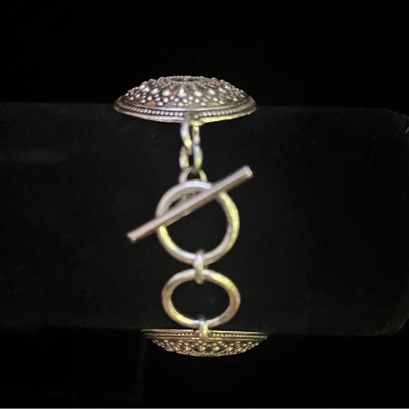 925 Sterling Silver handmade in México beautiful adjustable bracelet. - Picture 3 of 5